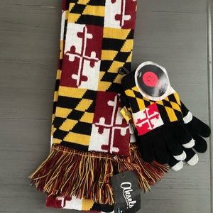 MD Flag Scarf and Glove Set
